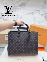 [IN STOCK] Fashion brand L.V new business bag Mens business bag Fashion simple business bag Versatile leisure business bag Super texture business bag size 42 * 34cm