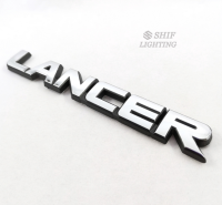 โลโก้ตัวอักษร แลนเซอร์ มิตซูบิชิ งานพลาสติก LANCER Letter Logo Car Auto Rear Trunk Lid Emblem Badge Sticker Decal Replacement For MITSUBISHI LANCER