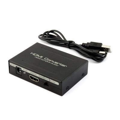 【HOT SALE】 Huilopker MALL ตัวแยกสัญญาณเสียง HDMI เป็น SPDIF Optical RCA Stereo L/r Analog Converter