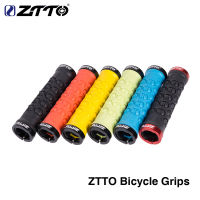 1คู่ ZTTO MTB Handlebar Grips TPR ยางล็อค Anti Slip Grips สำหรับ Mountain จักรยานพับ Skull Design จักรยานอะไหล่ AG-23