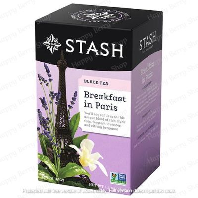 ชาดำ STASH Black Tea Breakfast in Paris 18 tea bags ชารสแปลกใหม่ทั้งชาดำ ชาเขียว ชาผลไม้ และชาสมุนไพรจากต่างประเทศ ✈กล่องละ18ซอง❤ พร้อมส่ง เชิญชมในร้าน