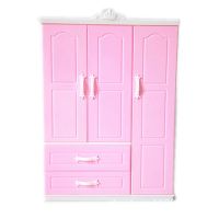 Fashion Handmade Miniature Dollhouse Mini Accessories Pink Doll Closet Warderobe Sofa For For Barbie Game DIY Christmas Present