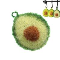 Dish Washing Towels Reusable Towels In Avocado Shape Reusable Washable Towels Easy Rinsing Quick Drying Fiber Dishcloths Scratch Dish Cloth  Towels