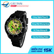 Đồng hồ nam nữ vòng mặt xoay chống nước kiểu dáng thể thao phong cách dây