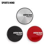 4ชิ้น/ล็อต6สีหมวกสติ๊กเกอร์ติดล้อรถแข่งของเล่น ADVAN 68มม. ฝาครอบเครื่องหมายสัญลักษณ์กันฝุ่นสำหรับรถยนต์