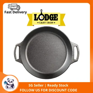 Lodge L8DSK3 10 1/4 Pre-Seasoned Cast Iron Deep Skillet