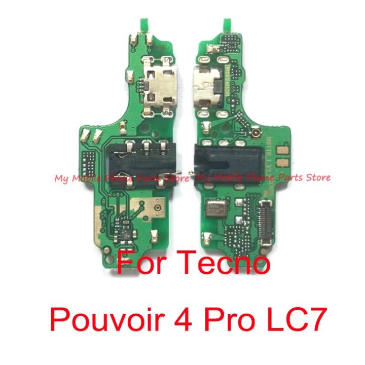 คุณภาพสูงพร้อมขั้วต่อเสียบแจ็คซ็อกเก็ตบอร์ดพอร์ตแท่นชาร์จ Usb Ic สายเคเบิ้ลยืดหยุ่นสำหรับชิ้นส่วนซ่อม Lc7 Tecno Pouvoir 4 Pro