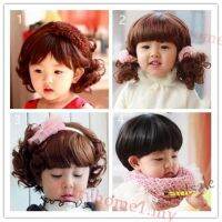 【hot sale】❆ C05 ?Kitty?Cute Boys Girls Full Head Wig Children Wigs Kids Lovely Daily Natural Elastic Hairpiece