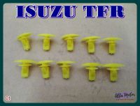 ISUZU TFR DOOR RUBBER LOCKING CLIP "YELLOW" SET (10 PCS.) (01) #กิ๊บยางขอบประตู สีเหลือง 10 ตัว