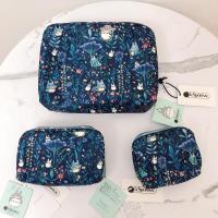 Lesportsac 2023 ใหม่กระเป๋าเครื่องสำอางกระเป๋าซักผ้ากระเป๋ากลาง7121/6511/6701ขนาดใหญ่กลางและเล็ก