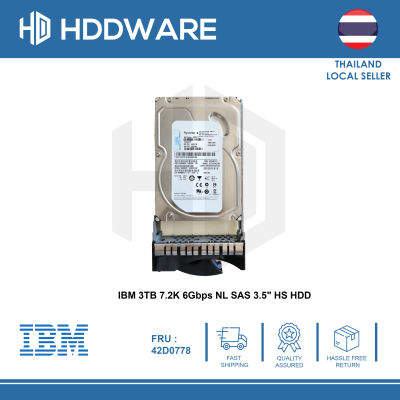 IBM 1TB 7.2K 6Gbps NL SAS 3.5" HS HDD // 42D0777 // 42D0778 // 42D0781
