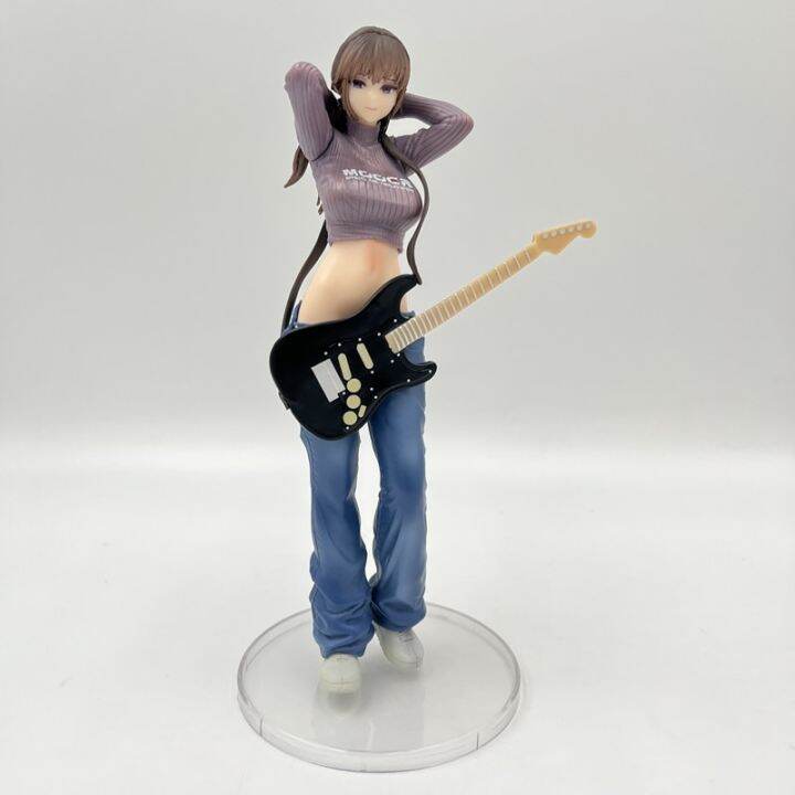 zzooi-25cm-lovely-guitar-sisters-sexy-anime-girl-figure-guitar-sisters-mei-mei-action-figure-adult-collectible-model-doll-toys-gifts