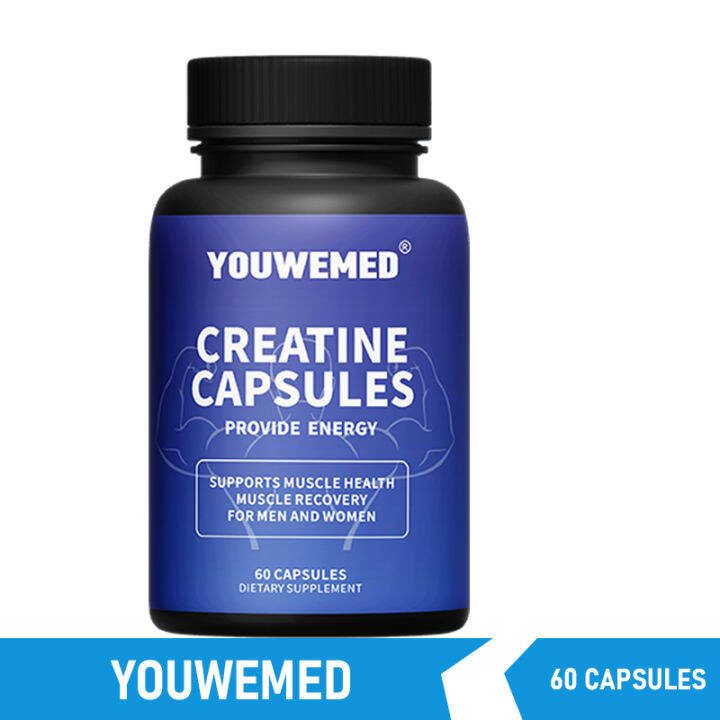 Creatine capsules, Keto Friendly, 60Capsules,Micronized Creatine