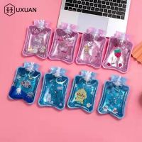 Cute Transparent Portable Printed Hot Water Bottle Warm Belly Treasure Cartoon Hand Warmer Filled Mini Hot Water Bags