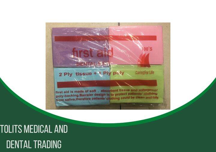 First Aid Dental Bibs 2ply Tissue1ply Polly 100s Lazada Ph