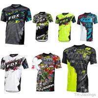 【hot】✹❅  Mens Downhill Jerseys Mountain MTB Shirts Offroad Motorcycle Jersey Sportwear Clothing