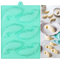 Hot New Sale Silicone Bakeware Silicone Mold for Jelly Pudding Chocolate Cake Decoration Fish Soap Molds