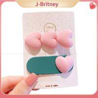 J-BRITNEY 2ชิ้นสาวๆน่ารักบาร์เร็ตต์คลิปติดผมเด็กเครื่องประดับผมปิ่นปักผม