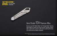 Nitecore NTK05 Ti มีดพกจิ๋วขนาดเล็ก น้ำหนักเบา โลหะTC4 Titanium alloy ทั้งชิ้น