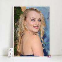 Evanna Lynch ผ้าแคนวาสตกแต่งผนังโปสเตอร์ภาพยนตร์ดาวภาพพิมพ์ศิลปะคาเฟ่หอพัก69F ตกแต่งบ้านห้อง0726