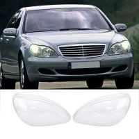 Transparent Car Headlamp Case Lens Glass Shell Lamp Caps Auto Lampshade Headlight Cover For Mercedes-Benz W220(1998-2005)