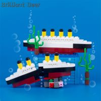 MOC Titanic Ship Model Building Blocks Kits Sank RMS Cruise Boat Steamship Movie Sea Scene DIY Bricks Childrens Toys Kids Gift