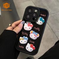 เคสด้านหลัง Apple Iphone 11 Pro Max 7 Plus 8 Plus 6S Plus XR XS Max X แฟชั่นการ์ตูนน่ารักลาย Hello Kitty เคสนิ่มใส่โทรศัพท์ป้องกันการกระแทก