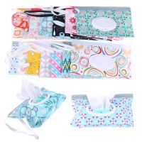 Baby Care Wet Wipe Box Eco-Friendly Wet Tissue Case Cleaning Wipes Container Case Portable Wet Wipe Bag EVA Snap Strap Wipes Bag Tissue Holders