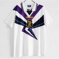 2022 2023 ล่าสุด เสื้อกีฬาแขนสั้น ลายทีมชาติฟุตบอล Scotland away 1994/96 AAA สไตล์วินเทจ ไซซ์ S-XXL