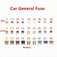 General Car fuse Mini Small Medium M2 Car Blade Fuse auto fuse 1A 2A 3A 5A 7.5A 10A 15A 20A 25A 30A 35A 40A for all kinds of car Electrical Circuitry