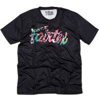 เสื้อยืดแขนสั้นคอกลม【hot sale】Fairtex X URFACE T-Shirt - TST182Cotton 100%  [S-5XL] S-5XL