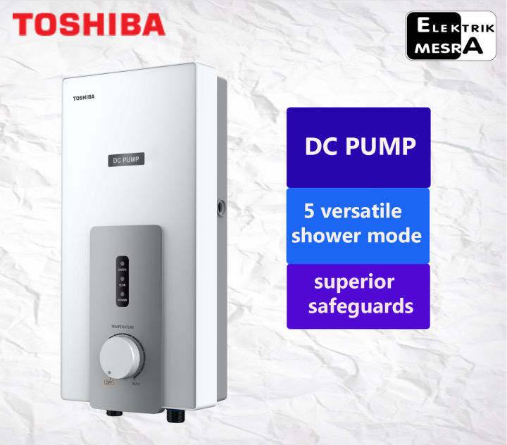 TOSHIBA DC PUMP WATER HEATER DSK38S3MW/TOSHIBA WATER HEATER WITH PUMP