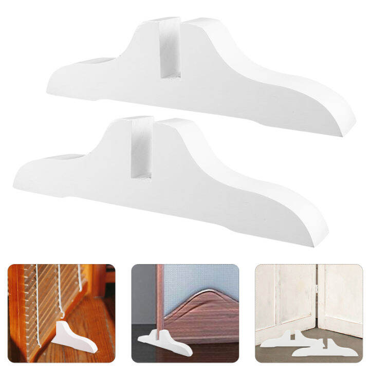 Creamnin 2pcs Screen Divider Base Room Divider Stand Base Folding