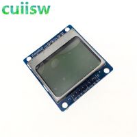 【✲High Quality✲】 mxizg Nokia 5110โมดูล Lcd 84X48สีฟ้าพร้อมแบล็คไลท์สีฟ้าพร้อมอะแดปเตอร์ Pcb สำหรับ Arduino 5ชิ้น