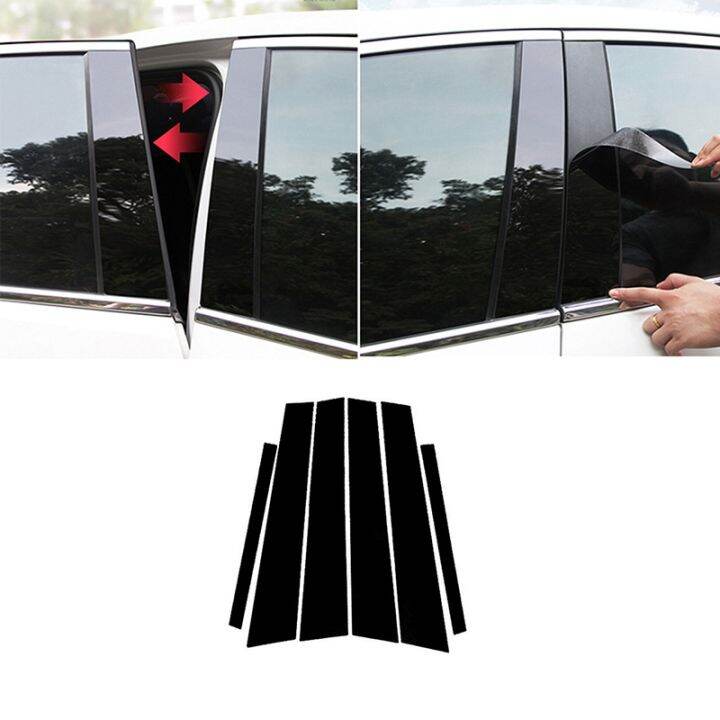 hot-6pcs-for-3-e46-4-door-sedan-saloon-1998-2004-2005-door-window-pillar-posts-trim-molding-cover-stickers-accessories