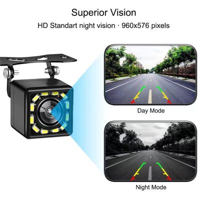 p2pvcshop-มุมมองด้านหลังของรถ 170 องศา 12 กล้องมองหลังถอยหลังกล้อง HD night vision