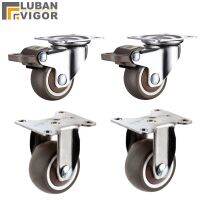 TPE synthetic rubber casters Universal wheel and Directional wheelSuper muteTrolley set of wheelsFor Furniture hardware