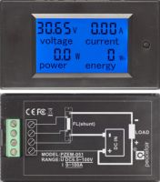 4 in 1 DC 100A Digital LED Voltmeter Ammeter Power Energy Tester Meter Monitor