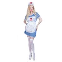 ♧☸✣ Blue lace maid doctor costume Halloween costume adult cosplay costume performance dance platform costume