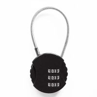 【Ready】 Wire combination padlock gym locker lock basked basket helmet bag bag lock mini small locks