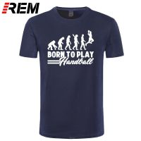 Funny Handball Evolution Born To Play T Shirt Men Short Sleeve T-shirt Hip Hop Tees Tops Harajuku Streetwear  ST0P