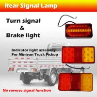 รถ LED ด้านหลังหยุดไฟเลี้ยวไฟท้ายไฟเตือน Fit สำหรับรถบรรทุกพ่วงรถกระบะ RV Van Off-Road Car