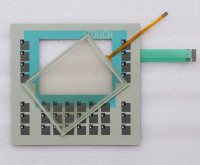 เมมเบรนปุ่มกดกระจกหน้าจอสัมผัสสำหรับ642-0DC01-1AX0 OP177B 5.7 แผงทัชแพด hmi