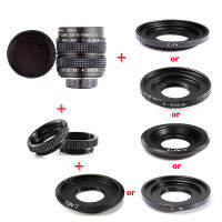 Fujian 35mm f1.7 APS-C CC Lens+adapter ring+2 Macro Ring for NEX FX M43 NIKON1 EOSM Mirroless Camera