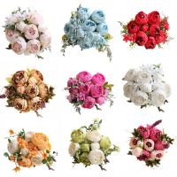 【cw】 Artificial flowerArtificialSilk Flowers BouquetWedding Decoration 【hot】 1