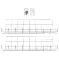 2pcs Under Desk Cable Management Rack Compact Cable Organizer Storage Rack Wire Patch Finishing Rack Dropshipping