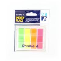 Double A อินเด็กซ์ แฟล็กซ์ ชนิดแถบสีเต็มแถบ พร้อมกล่องป๊อปอัพ ไลท์  Index Flags: Pop-up Lite-4C Full จำหน่าย 1 ชิ้น