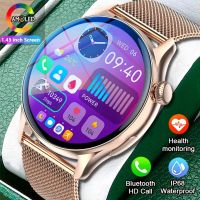 HYTRON Smartwatch ผู้หญิง466*466 AMOLED 1.43 "จอ HD แสดงเวลา IP68โทรผ่านบลูทูธกีฬากันน้ำ VernaAbig