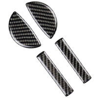 for F54 F55 F56 JCW F57 Carbon Fiber Door Handle Cover Trim Decorative Frame Stickers Fit Accessories