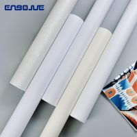 Solid Color White Wallpaper Self-Adhesive Waterproof Moisture-Proof Thick Background Bedroom Dormitory Wall Stickers Home Decor